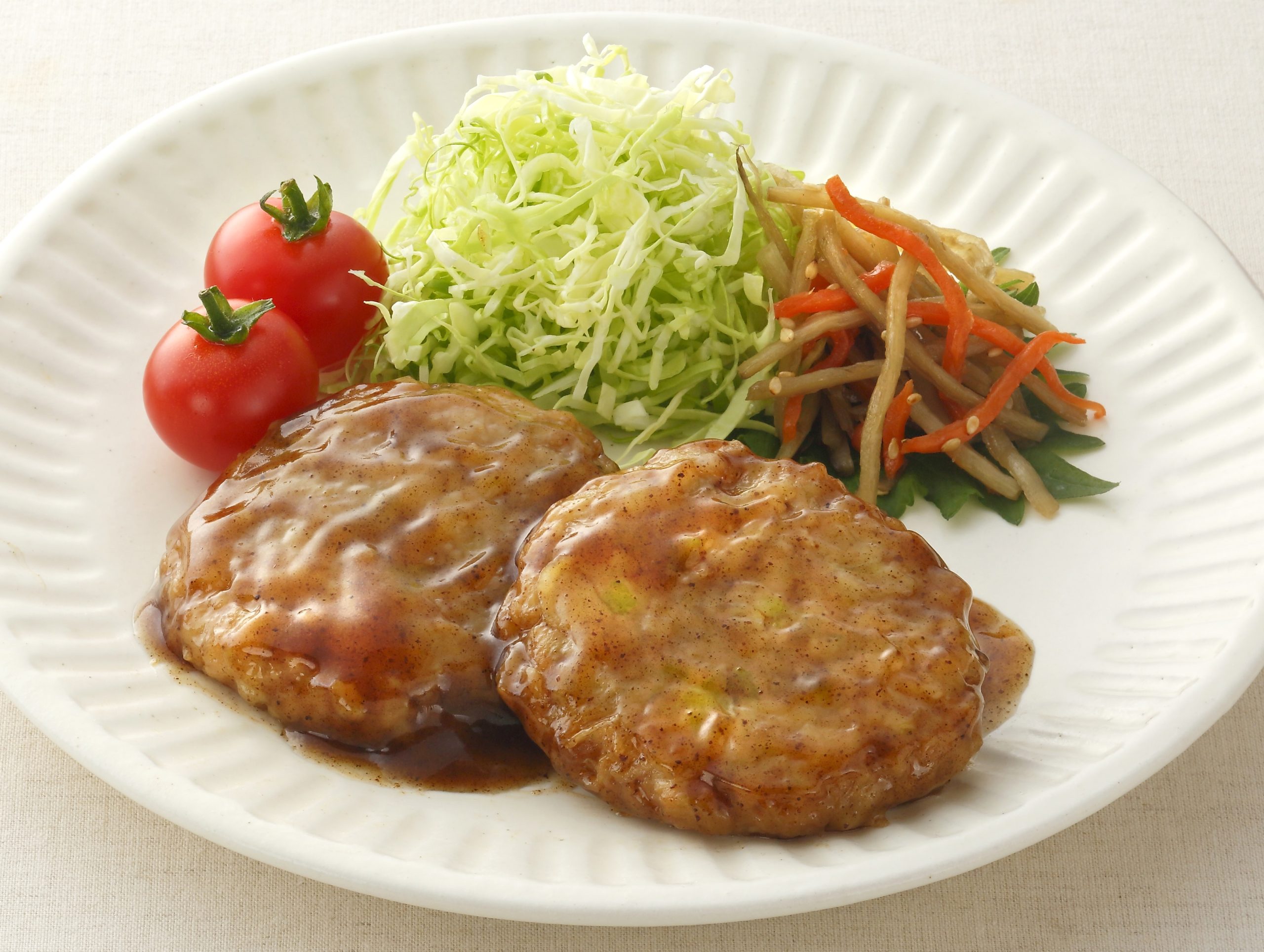 キャベツ入平つくねソース味