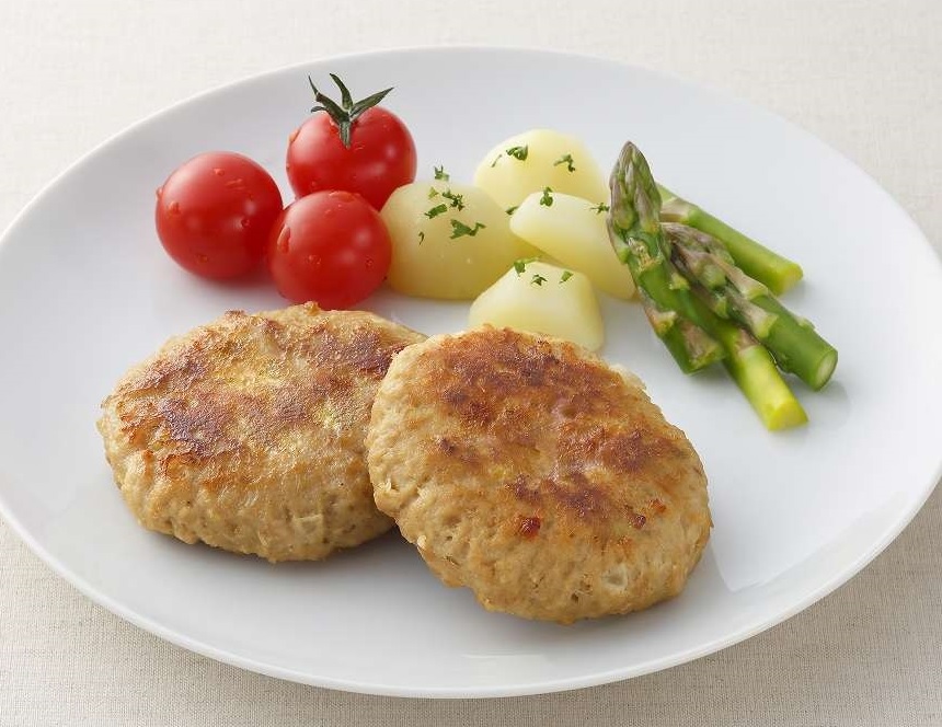 兵庫県産鶏と淡路玉ねぎのハンバーグ